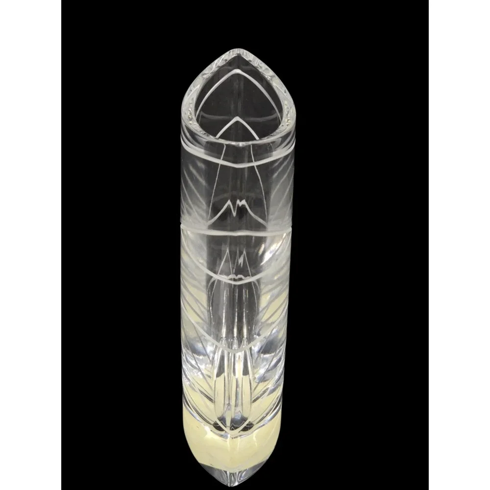 Karim Rashid Nambe Crystal‎ Pocket Vase LARGE 8